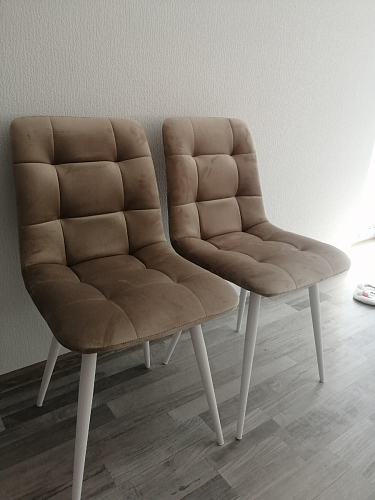 Комплект стульев Чилли 2 шт бежевый / черный фото покупателя 679