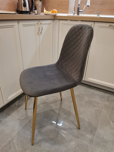 Стул на металлокаркасе Dabl 01 champagne / gold фото покупателя 5