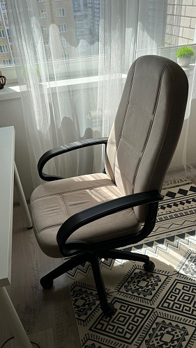 Компьютерное кресло СН747 бежевое фото покупателя 4