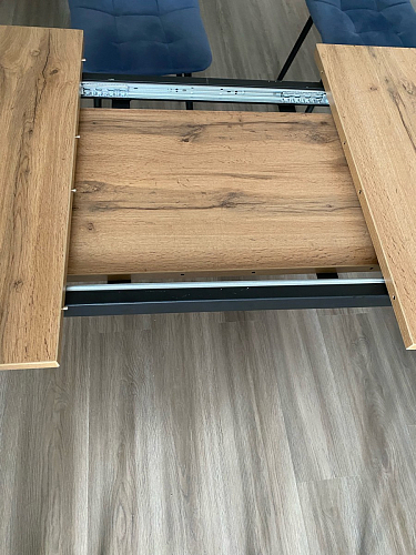 Деревянный стол Лота Лофт 140х80 дуб крафт табачный / черный матовый фото покупателя 566