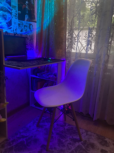 Стул Cindy Eames mod. 001 white / natural фото покупателя 44