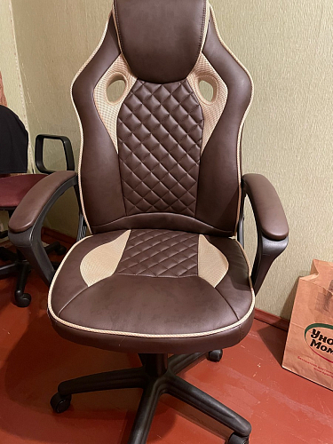 Компьютерное кресло Raid коричневое фото покупателя 11