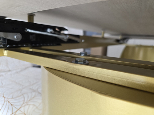 Керамический стол Готланд 160(220)х90х79 белый мрамор / черный фото покупателя 1