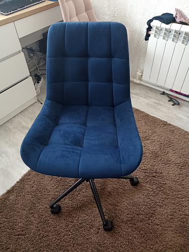 Компьютерное кресло Честер латте / черный фото покупателя 52