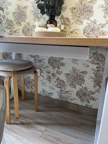 Стол Лота Лофт 120 32 мм бетон / черный матовый фото покупателя 470