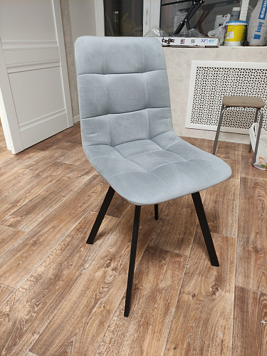 Стул на металлокаркасе Чилли черный / зеленый фото покупателя 1321