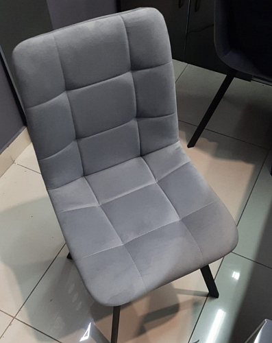 Стул на металлокаркасе Чилли К черный / зеленый фото покупателя 478