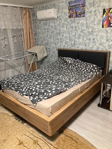 Полутораспальная кровать Клауд 140х200 парящая дуб крафт золотой / антрацит фото покупателя 61