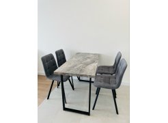 Стул на металлокаркасе Чилли светло-серый / черный фото покупателя 415