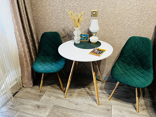 Стул Сindy Eames/Синди Имс мод. 001 yellow / natural фото покупателя 19