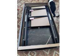 Стол Центавр дуб галифакс / черный матовый фото покупателя 52