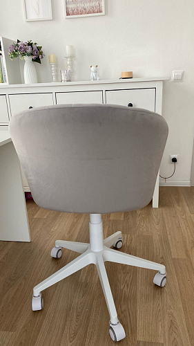 Компьютерное кресло Пард экокожа белый фото покупателя 152