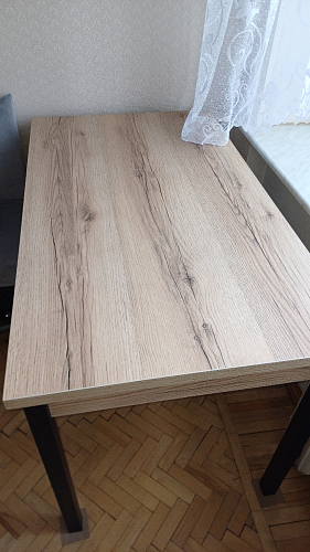 Стол Оригон файерстоун / черный матовый фото покупателя 37