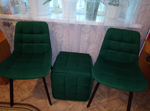 Комплект стульев Форт 4 шт кирпичный / чёрный фото покупателя 167