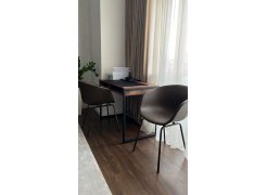 Письменный стол Леон Лофт дуб делано светлый / белый матовый фото покупателя 3