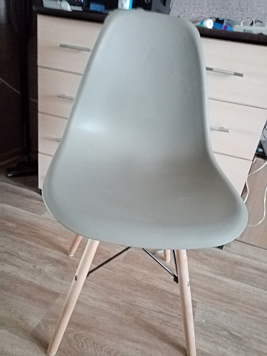 Пластиковый стул Eames PC-015 серый фото покупателя 215