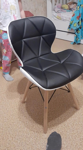 Деревянный стул PC-027 black / white фото покупателя 18