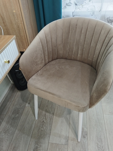 Кресло Корсо крутящееся фиолетовое Velutto 25 / черное фото покупателя 12