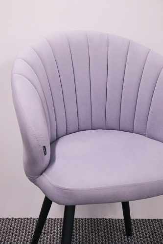 Стул на металлокаркасе Бэнбу velutto 49 / черный из шоурума 2