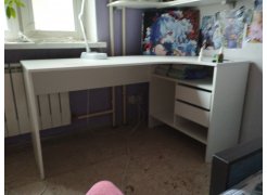 Письменный стол СПм-25 левый белый  - Уцененный экземпляр фото покупателя 32