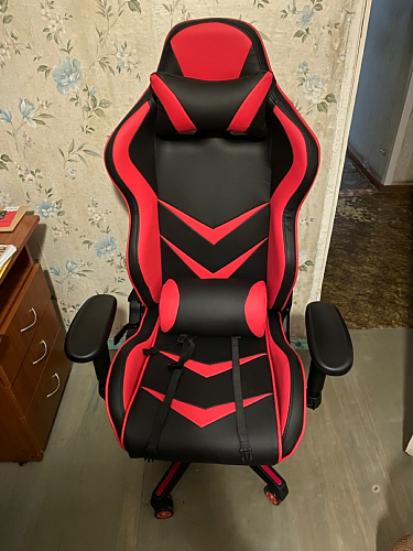 Компьютерное кресло Racer черное / бежевое фото покупателя 181