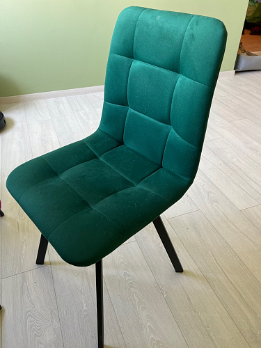 Стул на металлокаркасе Чилли зеленый / белый каркас фото покупателя 119