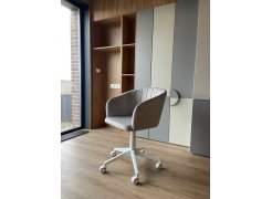 Компьютерное кресло Тибо confetti chocolate / белый фото покупателя 11