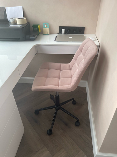 Компьютерное кресло Честер кирпичный / черный фото покупателя 64