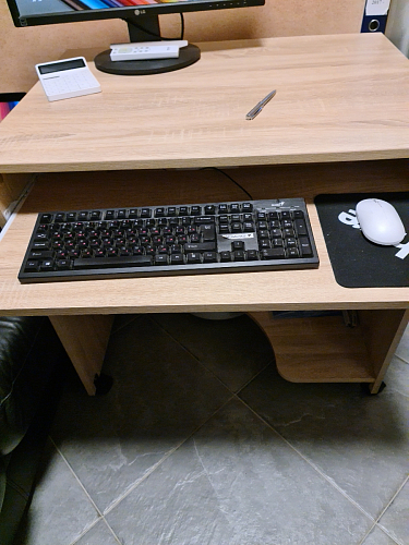 Компьютерный стол КСТ-15 бетон фото покупателя 9