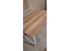 Деревянный стол Барон О 200 х 90 черная пленка шагрень / белый фото покупателя 64