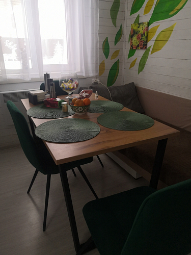 Стол Лота Лофт 120 32 мм бетон / черный матовый фото покупателя 281