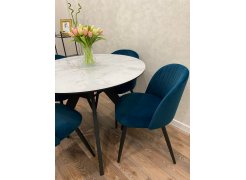 Стул на металлокаркасе Gabi 1 gray / black фото покупателя 310