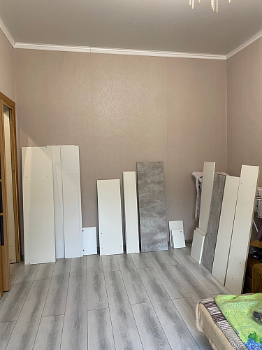 Готовая гостиная Jimenez дуб венге / белый глянец фото покупателя 81