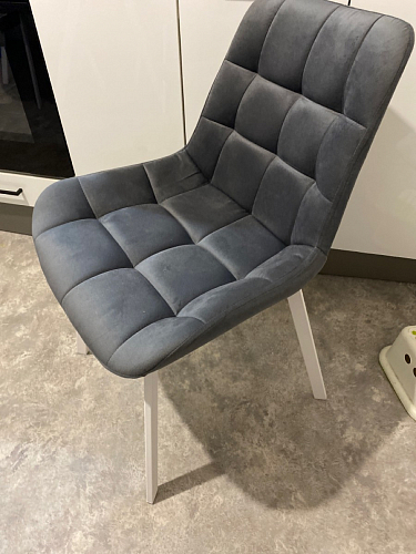 Стул на металлокаркасе Челси бежевый / черный фото покупателя 111