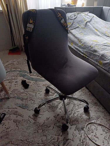 Компьютерное кресло One/Ван флок бежевый 7 фото покупателя 72