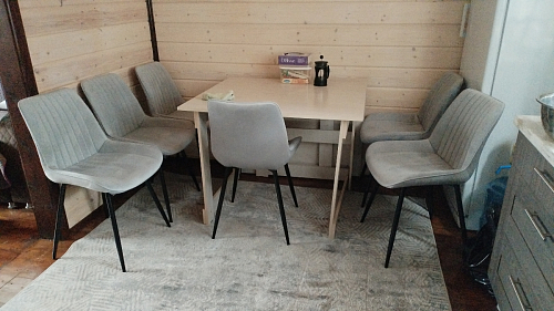 Комплект стульев Седа К 4 шт латте / черный фото покупателя 286