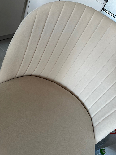 Стул на металлокаркасе Gabi dark beige / black / silver фото покупателя 212