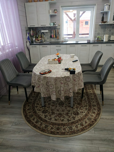 Стул на металлокаркасе Seda 1 green / gold / black фото покупателя 25