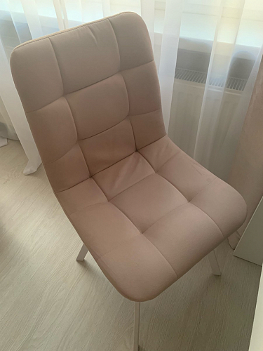 Стул на металлокаркасе Чилли К кирпичный / черный фото покупателя 597