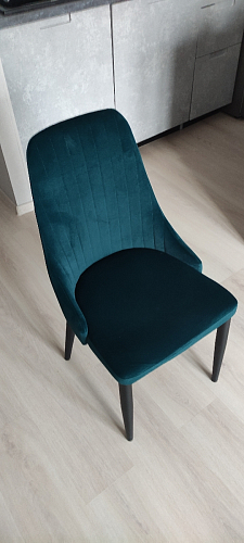 Стул на металлокаркасе Kora white / gray фото покупателя 262