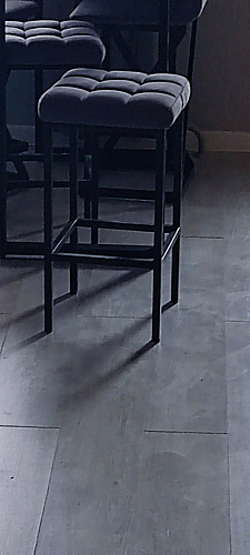 Барный стул Лофт ткань канди грей / черный матовый фото покупателя 194