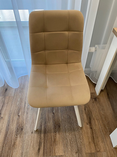 Стул на металлокаркасе Чилли К черный / зеленый фото покупателя 208