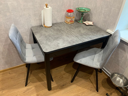 Стул на металлокаркасе Чилли бежевый / белый каркас фото покупателя 885