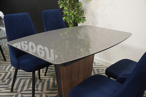 Стул на металлокаркасе Нараян velutto 23 / черный из шоурума 6