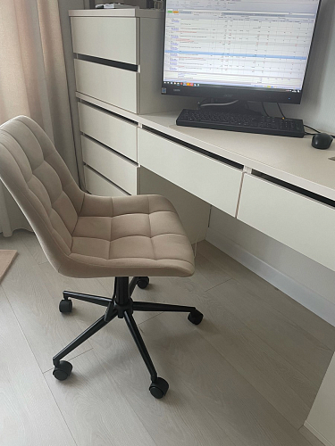 Компьютерное кресло Честер черный / зеленый фото покупателя 18