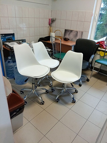 Компьютерное кресло Kolin с подушкой clear / white фото покупателя 102