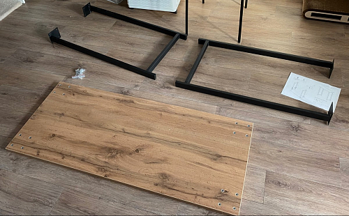 Барная стойка Дилан Лофт 120х60х110 бетон фото покупателя 68