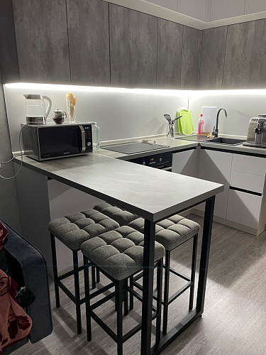 Полубарный стул Лофт мадера 20 / белый матовый фото покупателя 216