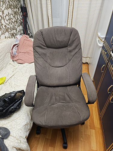 Компьютерное кресло Comfort lux серый фото покупателя 125