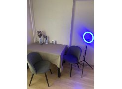 Стул на металлокаркасе Gabi 1 light purple / black фото покупателя 359